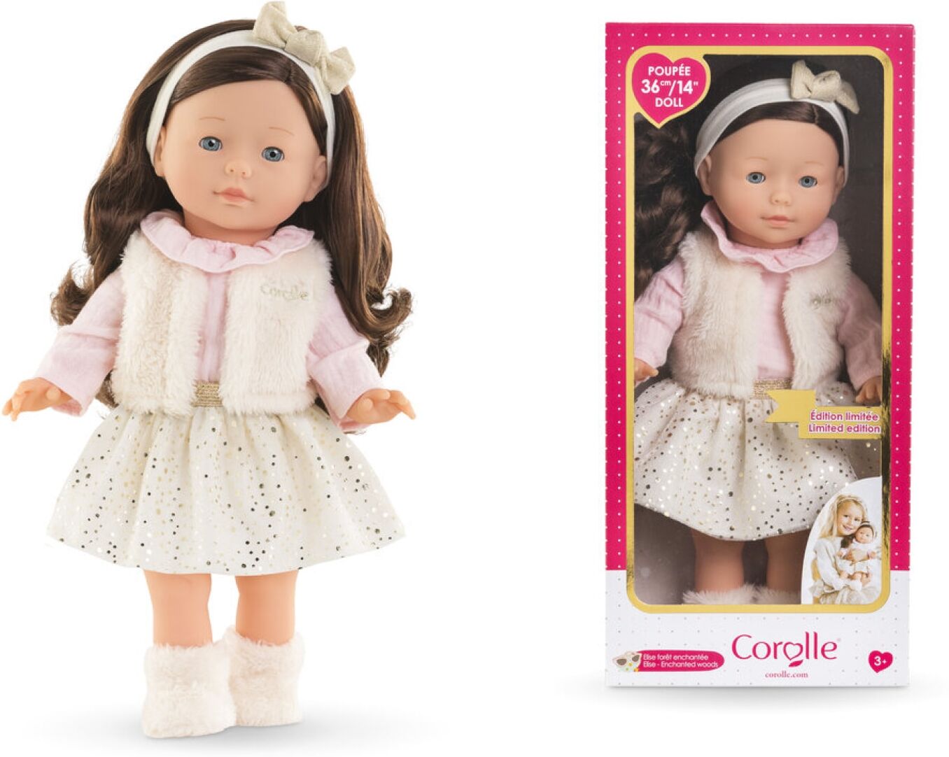 Babypuppe COROLLE "Corolle Ma Corolle Zauberwald, Elise", bunt, Puppen, Baby, Babypuppe, mit Vanilleduft