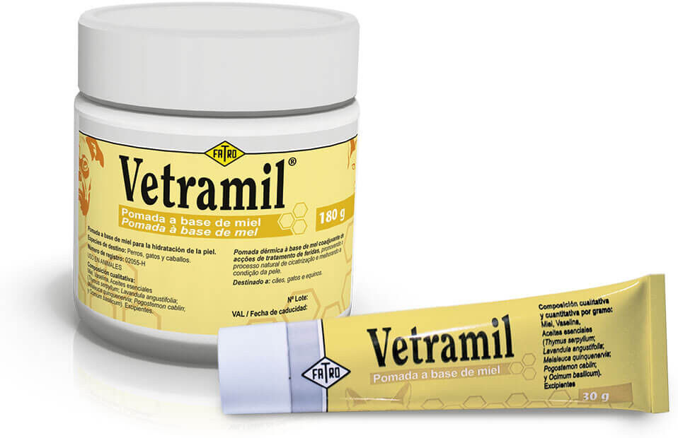 Fatro Vetramil Pomada Cicatrizante para Perros y Gatos 180 gr