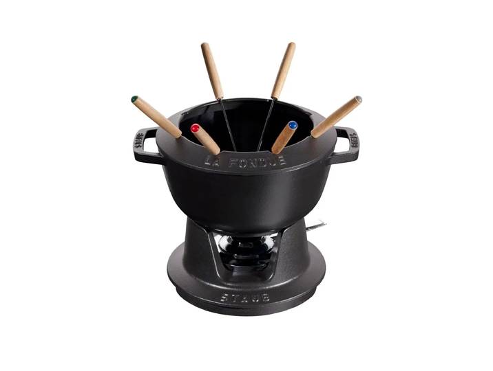 STAUB Staub Fondueset 2,35 l Schwarz