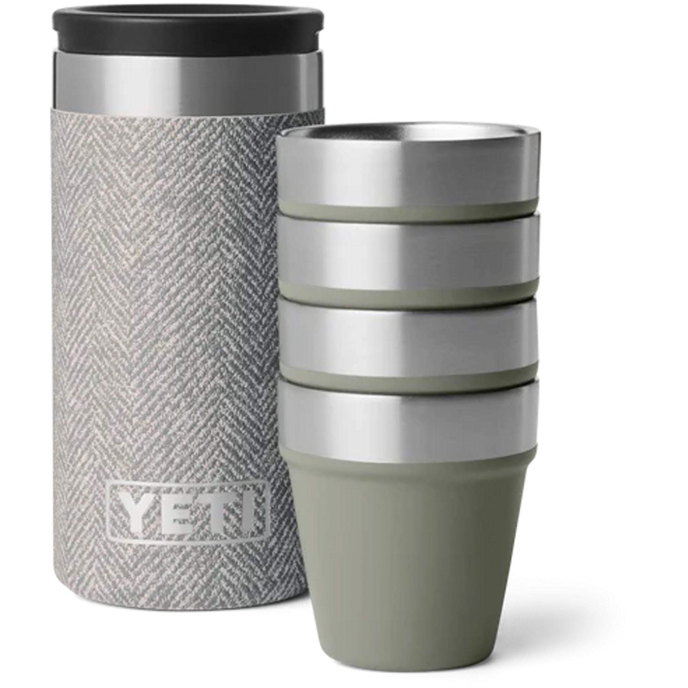 Yeti Shot Glasses & Case Isolierflaschen grau Größe 50ML