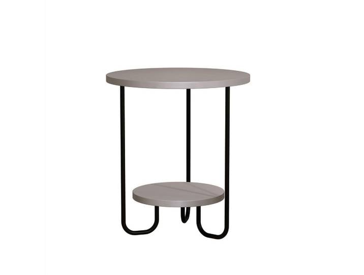 Livetastic Beistelltisch, Beige, rund, Rundrohr, 40x45x40 cm, Wohnzimmer, Wohnzimmertische, Beistelltische