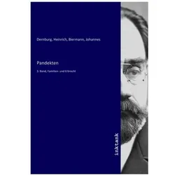 Pandekten, Fachbücher von Johannes Biermann, Heinrich Dernburg