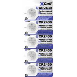 XCell Knopfzelle CR2430 3 V 5 St. 290 Lithium 145593