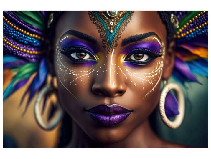 Bild mit Rahmen Samba Queen image LAND