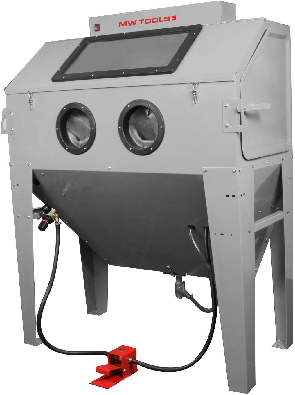Cabine de sablage professionnelle 420 L avec aspiration MW Tools CAT420