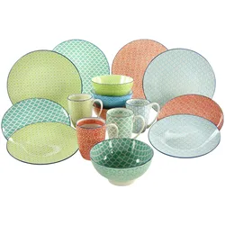 CreaTable, Geschirrset, Mediterran (16 Stk.)