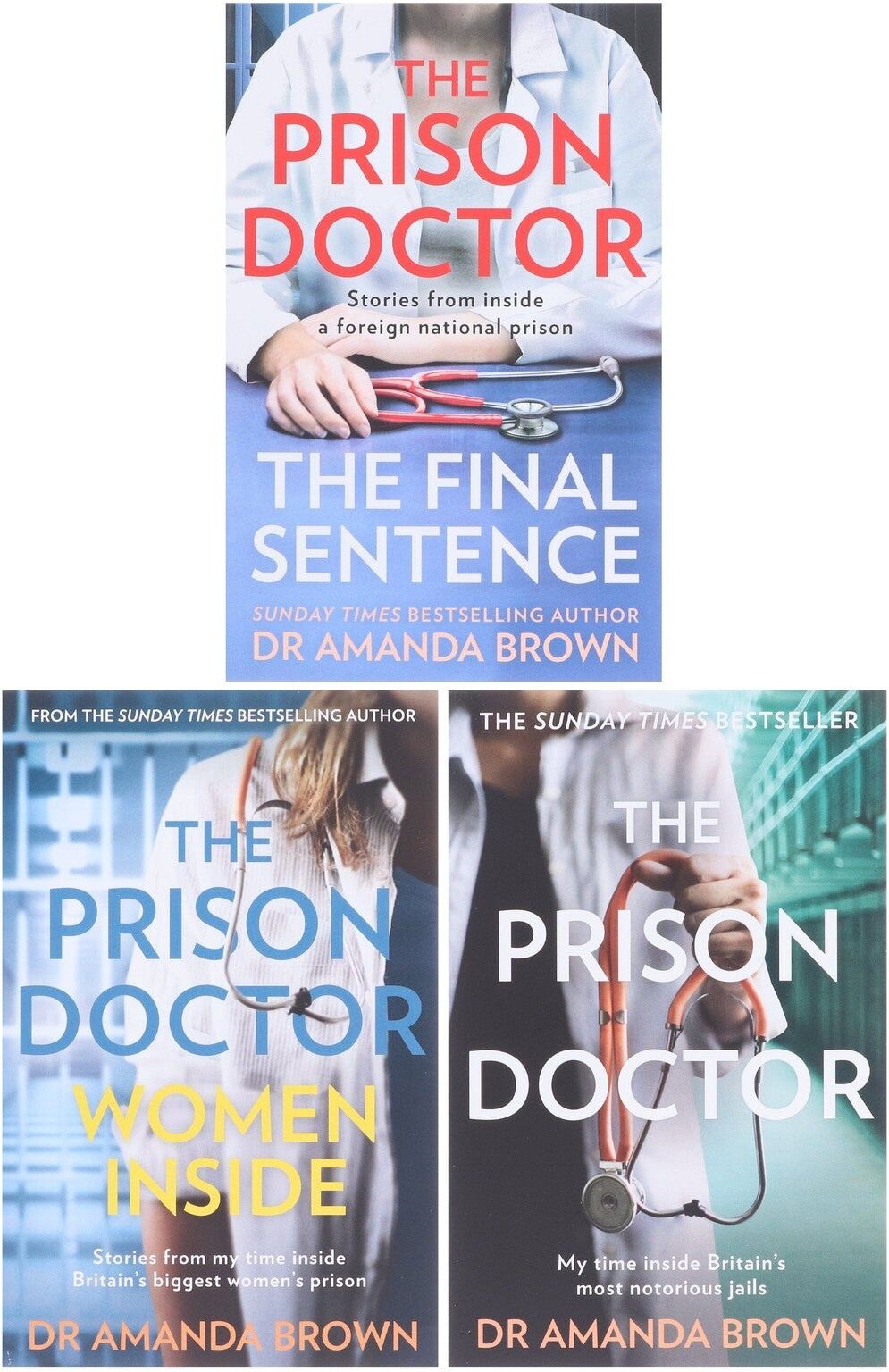 HQ (HarperCollins Publishers) The Prison Doctor Series by Dr Amanda Brown - 3 Books Collection Set - Paperback - True Stories from Inside UK Prisons