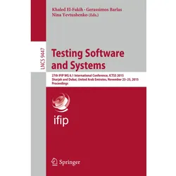 Testing Software and Systems, Fachbücher