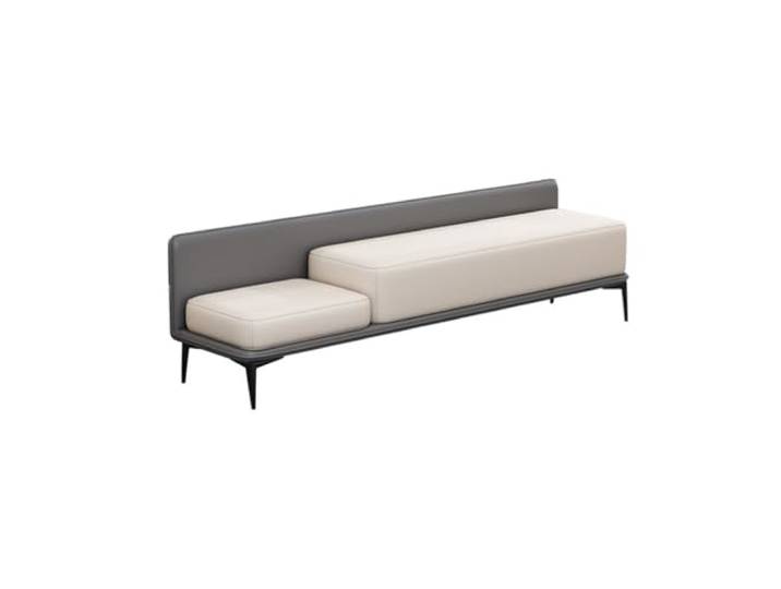 CHICKEN Tritthocker Ende der Bettbank, Fußteil, Einstiegsbank, Aufbewahrungsbank, Fußhocker, Bank, Lederbank Schlafzimmerbank(Gray,90 * 40 * 52cm)