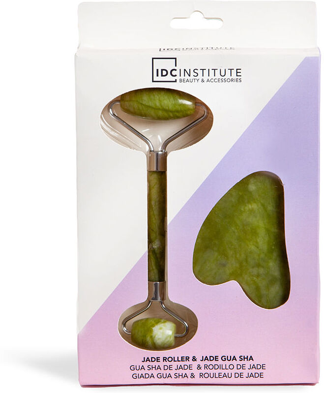 Idc Institute Jade Gua Sha & Rouleau De Jade 2 pcs