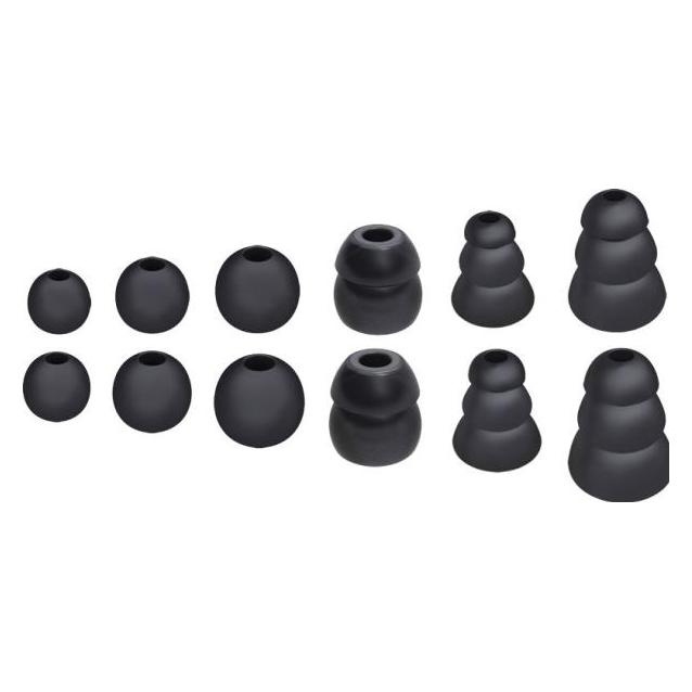 Mee Audio Einsätze für M6 Pro 6 Paar schwarz (do M6 Pro 6 par)