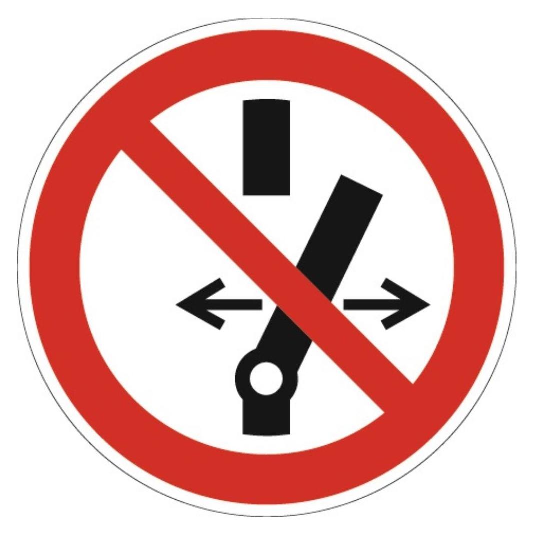 HP Autozubehör Verbotszeichen ASR A1.3/DIN EN ISO 7010 Schalten verboten Kunststoff (9000477530)