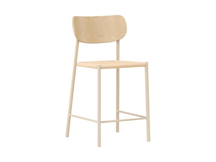 Design Barstuhl „Polly“ Whitewash/Beige VE DESIGN