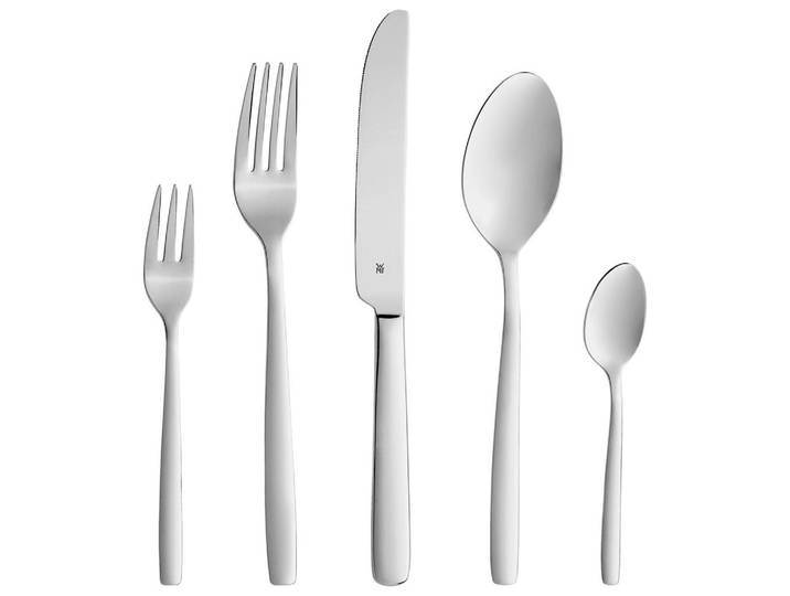 WMF Besteck-Set, Edelstahlfarben, Metall, 30-teilig, rostfrei, Besteck, Besteck-Sets