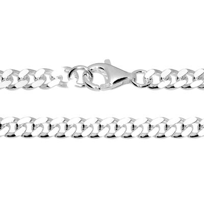 Silberkette OSTSEE-SCHMUCK "Ostsee-Schmuck Kette Panzer 4,5 mm Kette Panzer 4,5 mm" Gr. 42, silber, Halsketten, Herren, 42cm, Silber 925 (Sterlingsilber), L: 42, Silberkette