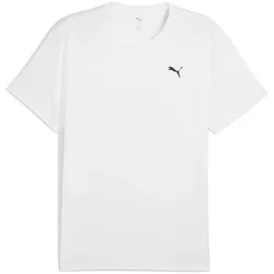 PUMA Tad Essentials Solid Small Cat Trainingsshirt Herren 02 - PUMA white 4XL