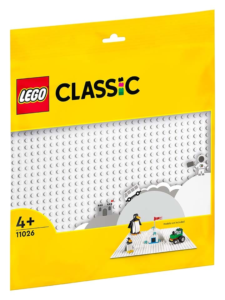 LEGO® Classic: Weiße Bauplatte - ab 4 Jahren - onesize