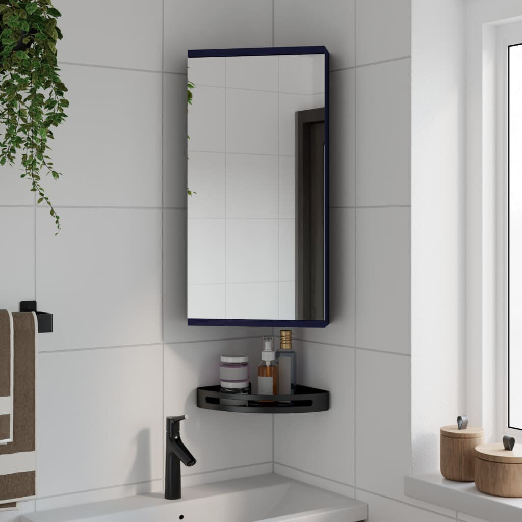 Latitude Run Aheed mm Wide mm H Framed Mirrored Cabinet Grey 599.95mm H