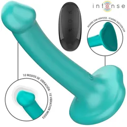Intense, Vibrator, Katie Vibrator Mit Saugnã„Pfen 10 Vibrationen Blau Fernbedienung