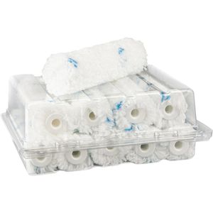 Böttcher-AG Farbwalze Microstar, Mikrofaser, 10cm, für Lack & Lasur, 9mm Florhöhe, 10 Stück
