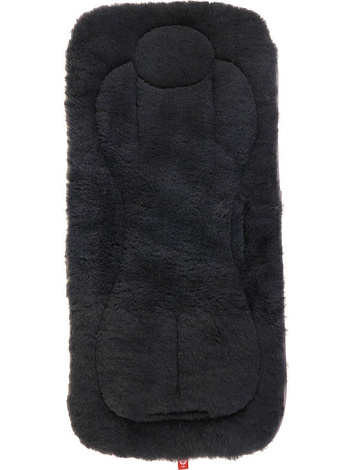 Kaiser Naturfellprodukte Lammfellauflage "Dolly" in Schwarz - (L)77 x (B)35 cm - onesize