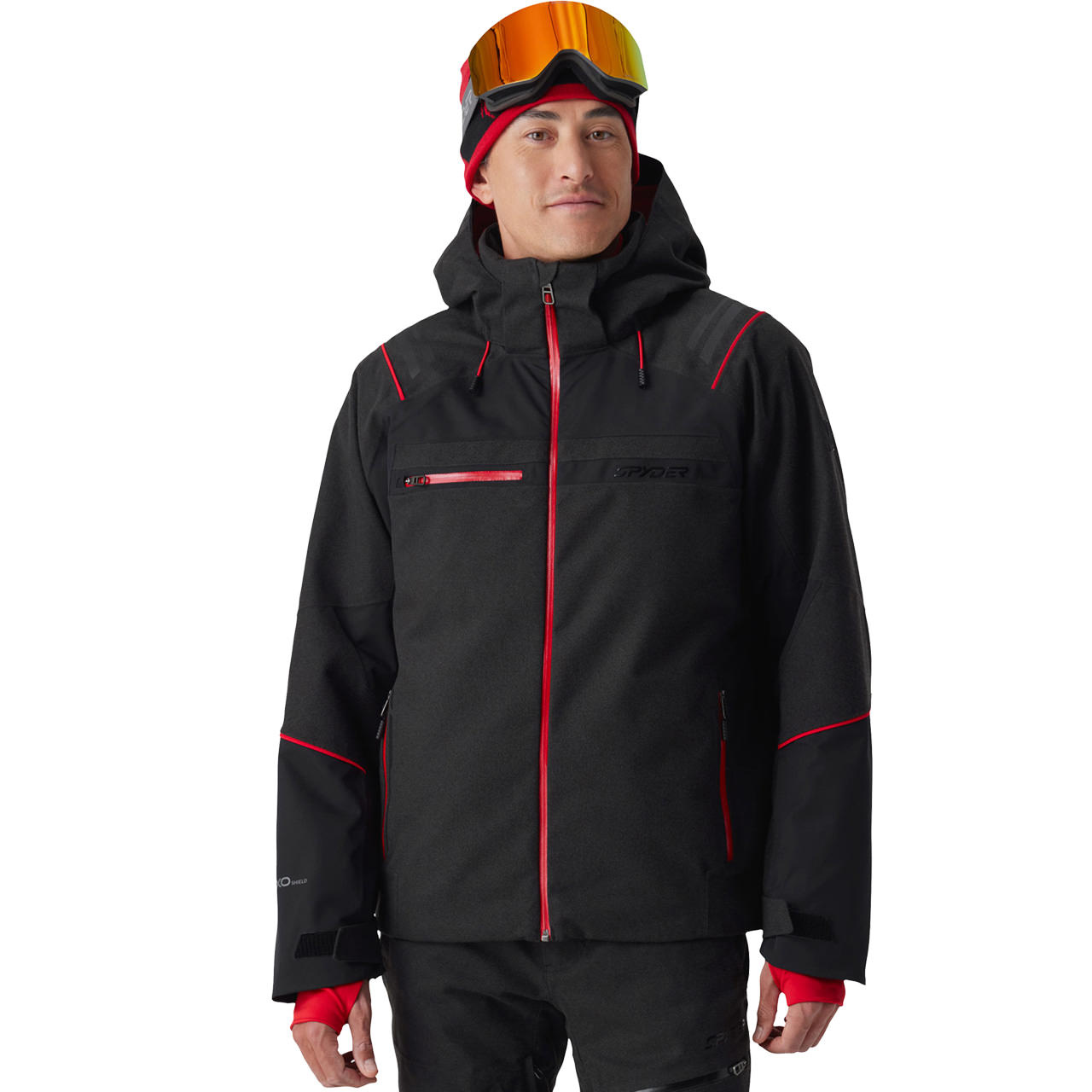 Spyder Herren Skijacke TITAN MELANGE black - L