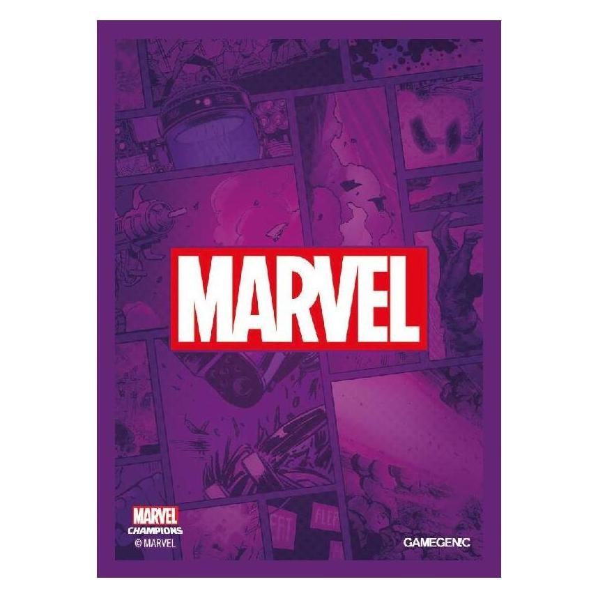 Gamegenic GGS10108ML - Marvel Champions Art Hüllen - Marvel lila (50+1 Hüllen) (2000407)