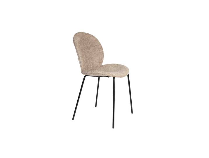 2er Set Zuiver Bonnet Esszimmerstuhl Eisen/Polyester