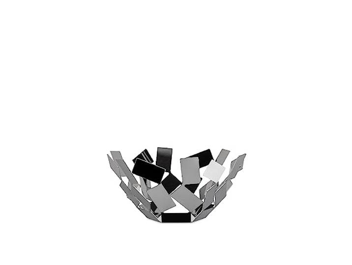 Alessi La Stanza Dello Scirocco\, Coupe À Fruits\, en Acier Inoxydable 18/10\, Argent\, 27\,3 x 27\,3 x 12\,7 cm