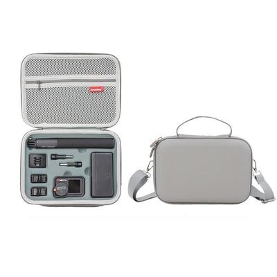Action Camera Carrying Case Waterproof Travel Shoulder Bag For Action 5 Pro, Action 4 & Action 3 gray