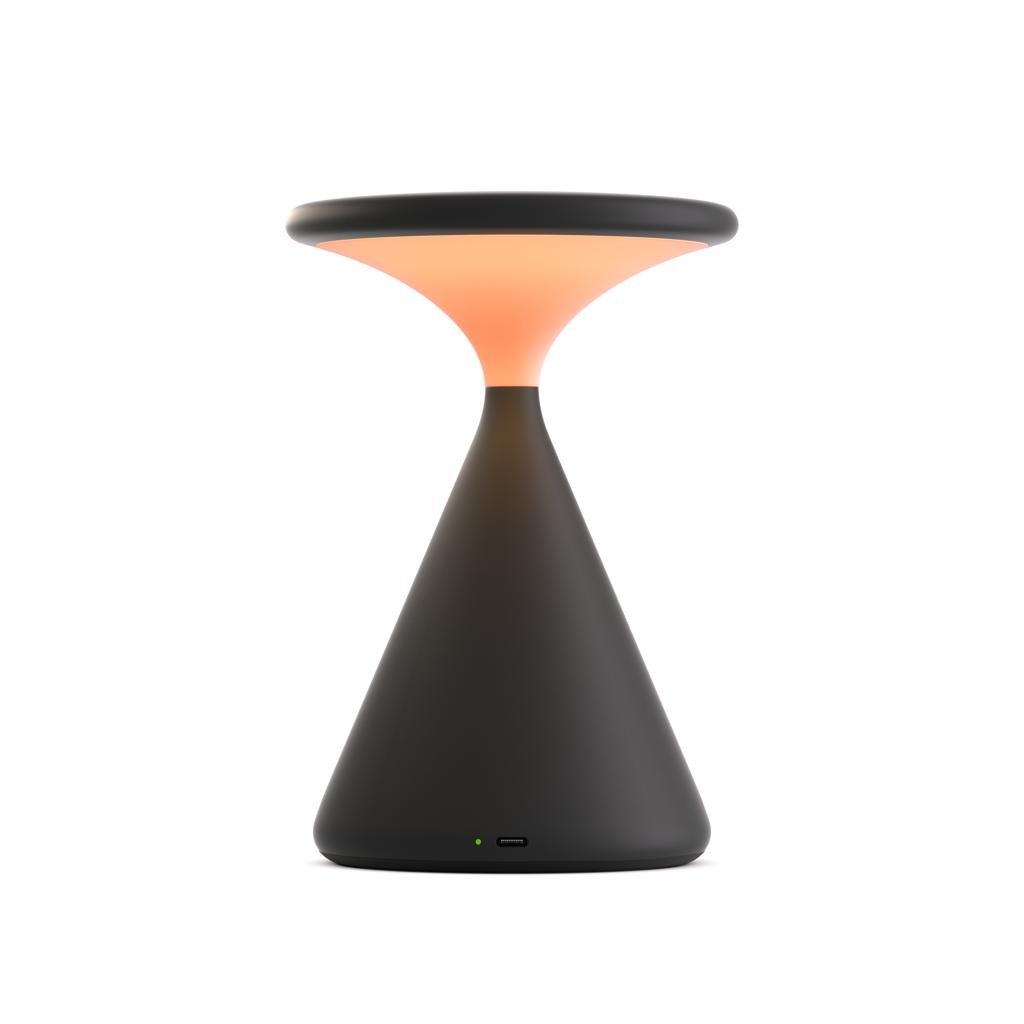 GRAU Salt LED Tischleuchte/Akkuleuchte (Black) Black SAM1-00