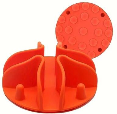 Uplift Picks Soft Silicone Slow Feeder Dog Bowl Insert For Healthy Digestion And Interactive Feeding orange m