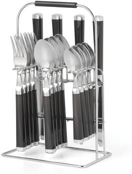 Cambridge Temptation Black/Charcoal 16-Piece Rack