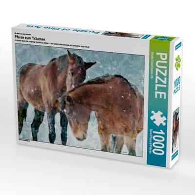 CALVENDO Puzzle Ein Motiv aus dem Kalender Pferde zum Träumen | 1000 Teile Lege-Größe 64x48cm Foto-Puzzle für glückliche Stunden