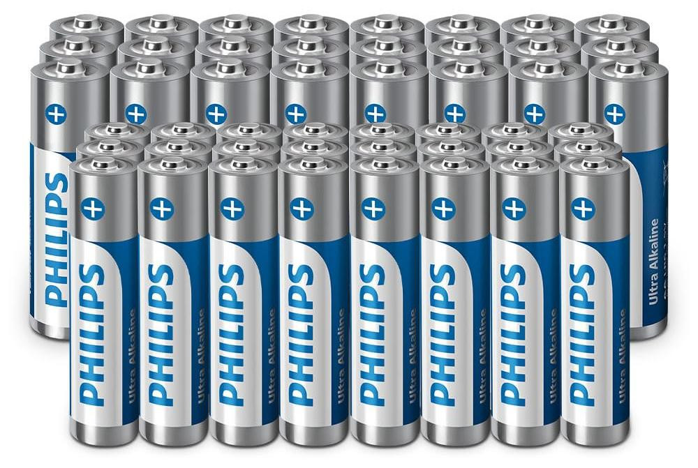 Philips Ultra AA/AAA alkalinebatterijen voordeelverpakking