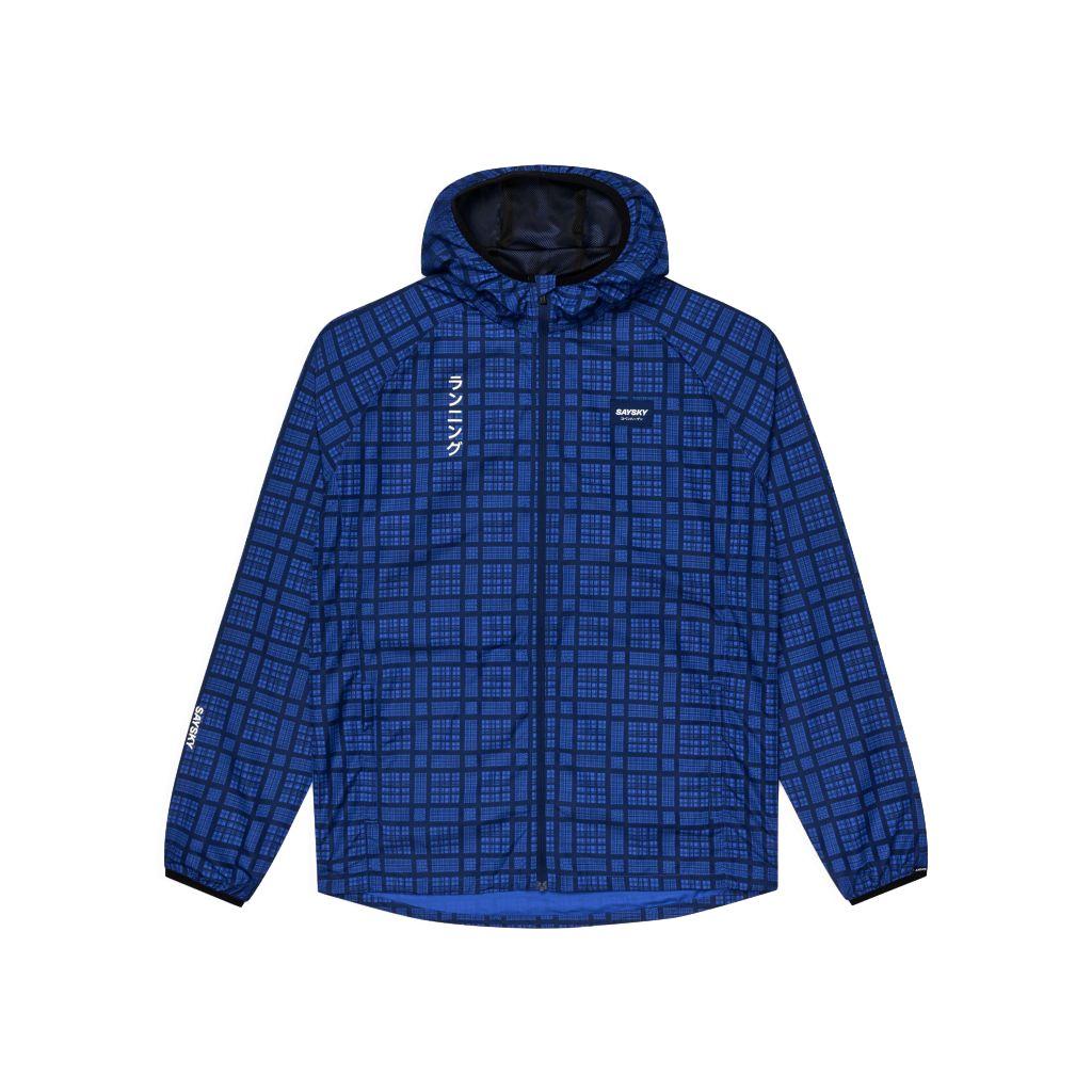 Saysky Herren Checker Pace Jacket blau