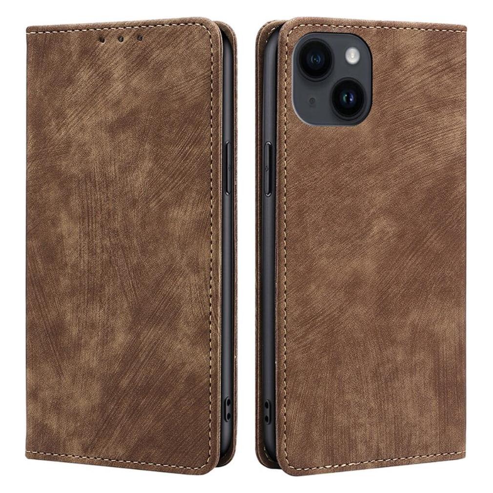 Cover-Discount iPhone 15 Plus - Hülle mit RFID Blocker braun (Apple iPhone 15 Plus) (660156153B)