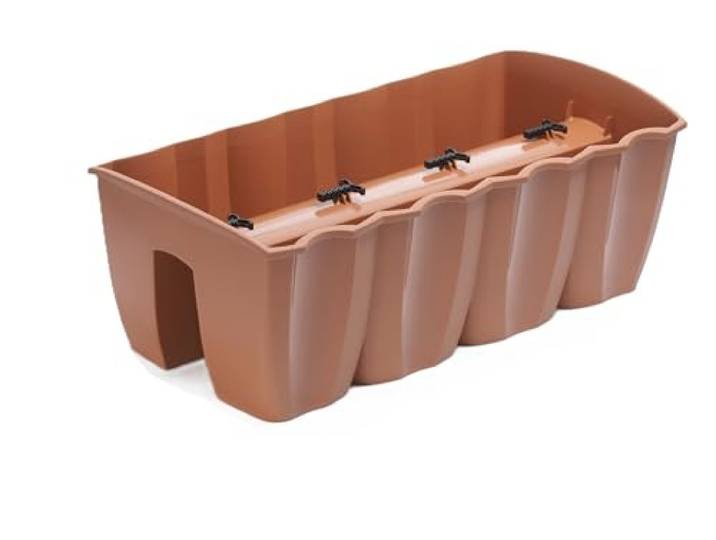 Terra Blumenkasten Crown, terrakotta, 58 cm