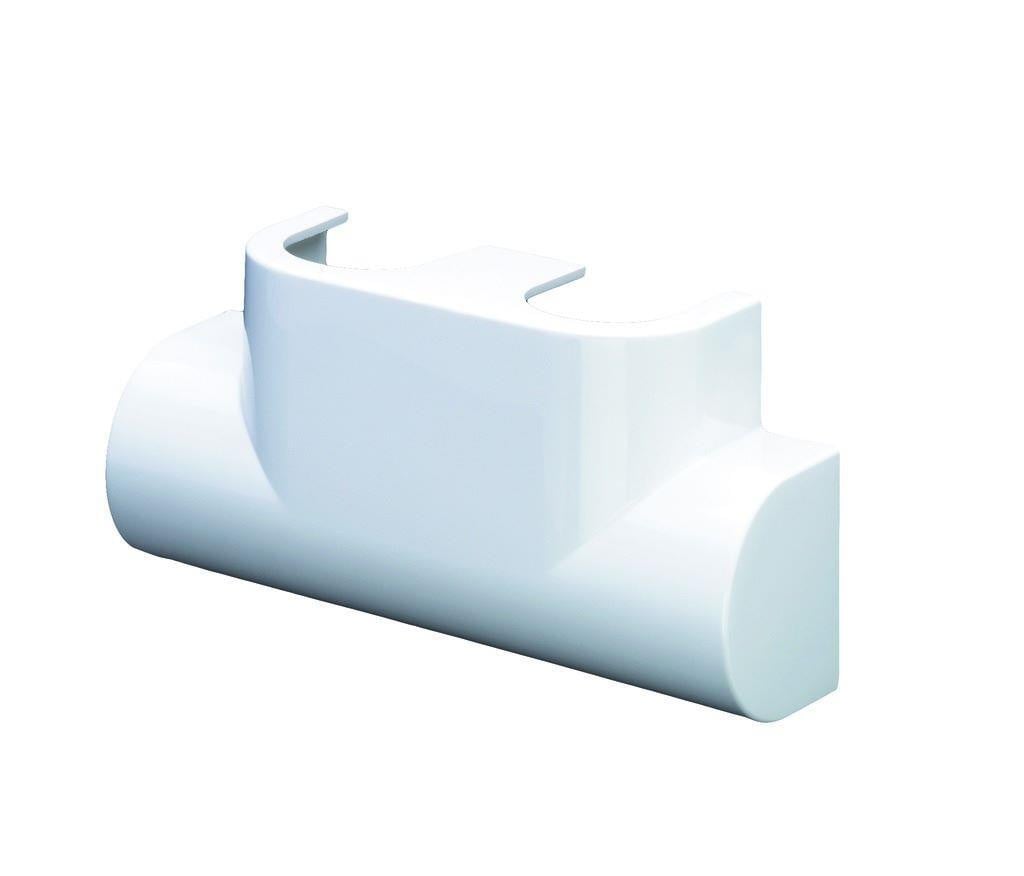 Oventrop designafdekking voor Multiblock-T hoekmodel wit