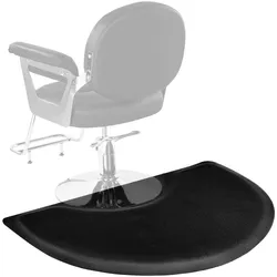 VEVOR Salonmatte für Friseure, 905x1220 mm, halbrunde Stehmatte, 13 mm dicke Anti-Ermüdungsmatte für Friseursalons, leicht zu reinigender PVC-Oberfläche & abgeschrägten Kanten zum Stolpern