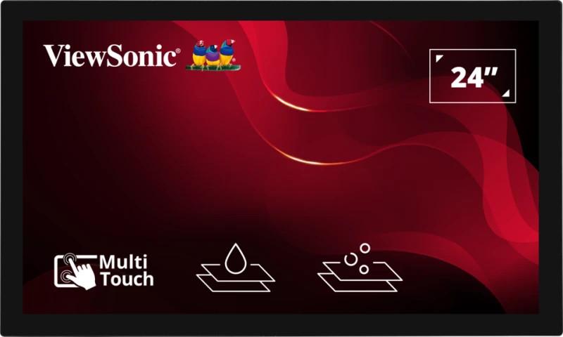 Viewsonic XF2430, 61 cm (24"), 1920 x 1080 Pixel, Full HD, 210 cd/m², Projiziert-kapazitiv (PCAP), 7H