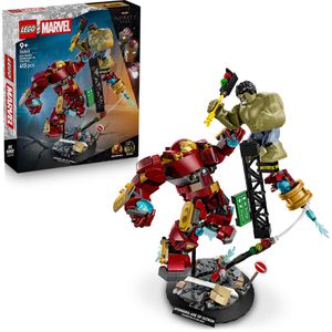 LEGO Marvel 76343 Duell der Giganten: Hulkbuster vs. Hulk, ab 9 Jahre, 413 Teile