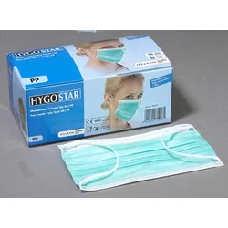 HYGOSTAR medizinischer Mundschutz, DIN EN 14683 Typ II R, grün