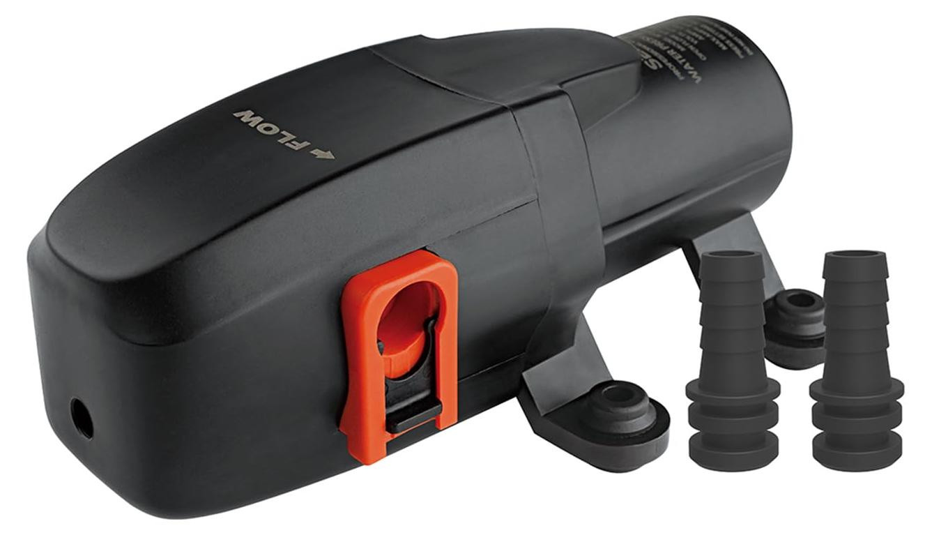 Dripio 12V Membraanpomp, 3,8 l/min, 2,8 bar, IP54, Zelfaanzuigend