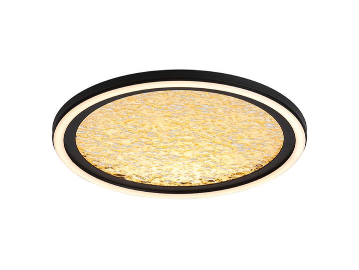 Plafonnier Ø 30cm Doré Acier, laqué Polycarbonate LED Module LED