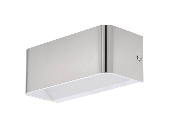 LED-Wandleuchte Sania 20cm Silber/Silber Material: Metall Metallart: Aluminium Oberfläche Metall: Galvanisiert LED LED-Platine