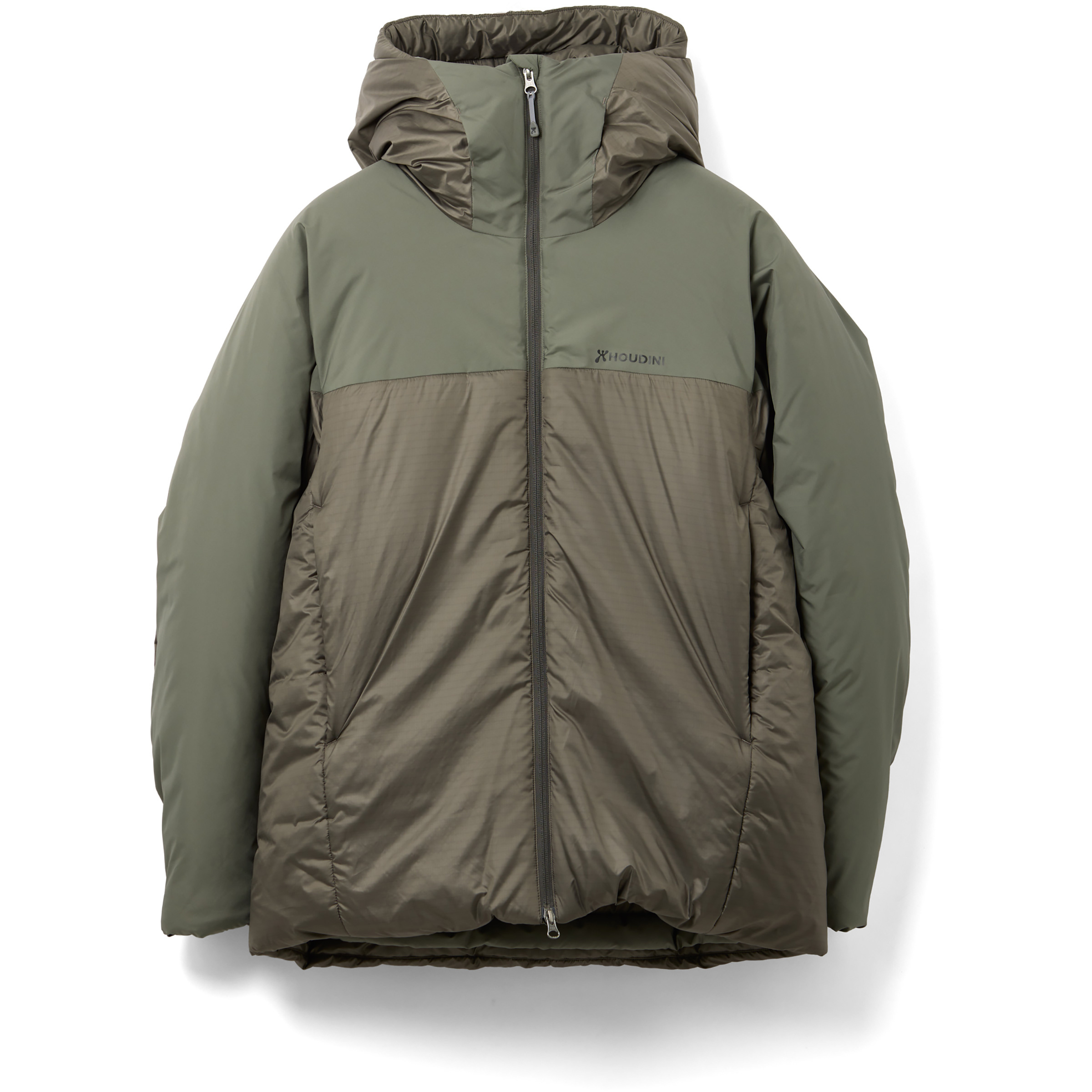 Houdini Double Dunfri Herren Kunstfaserjacke oliv Größe XL Trekking Windabweisend Wasserabweisend