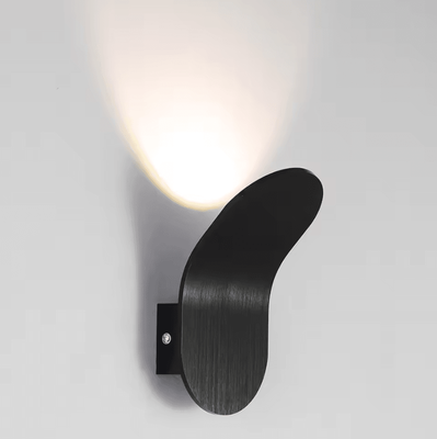 Inspire Curations Modern Adjustable LED Bedside Wall Spotlight black Lamp Body warm White (2700 3500k)