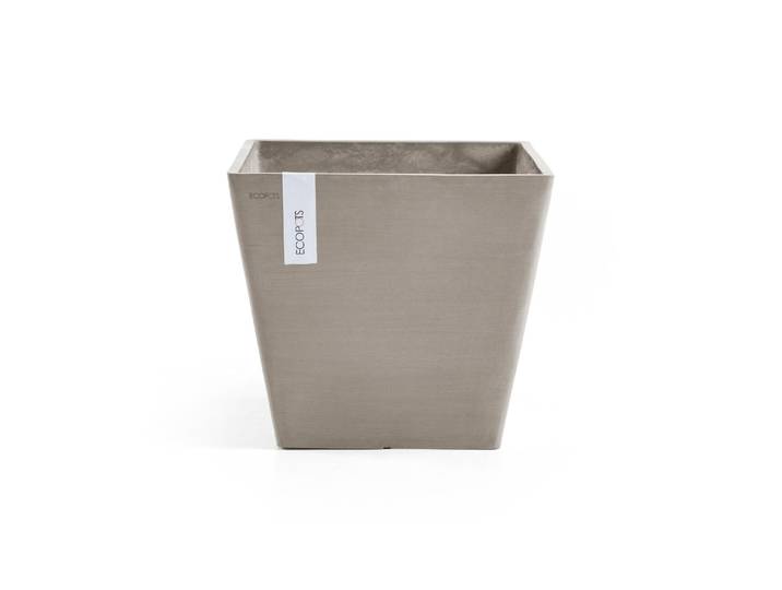 Blumentopf Rotterdam , taupe, Ø:40cm, Kunststoff, Pflanzgefässe, Blumentopf