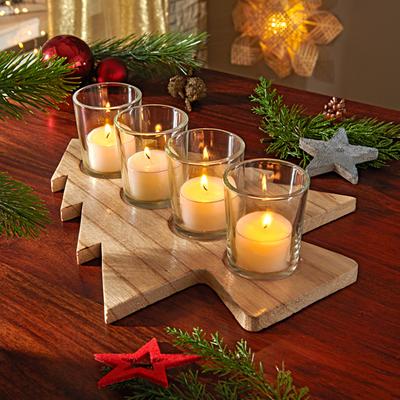 Teelichter-Tanne "Advent"